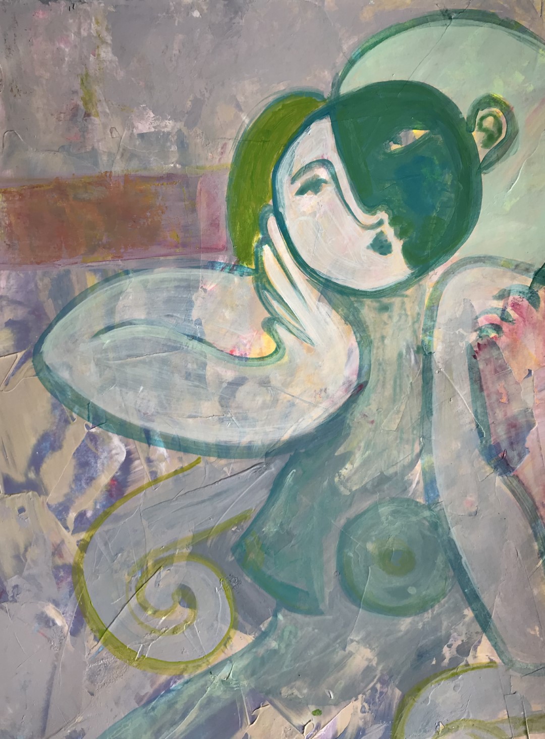 Nude Woman in Armchair